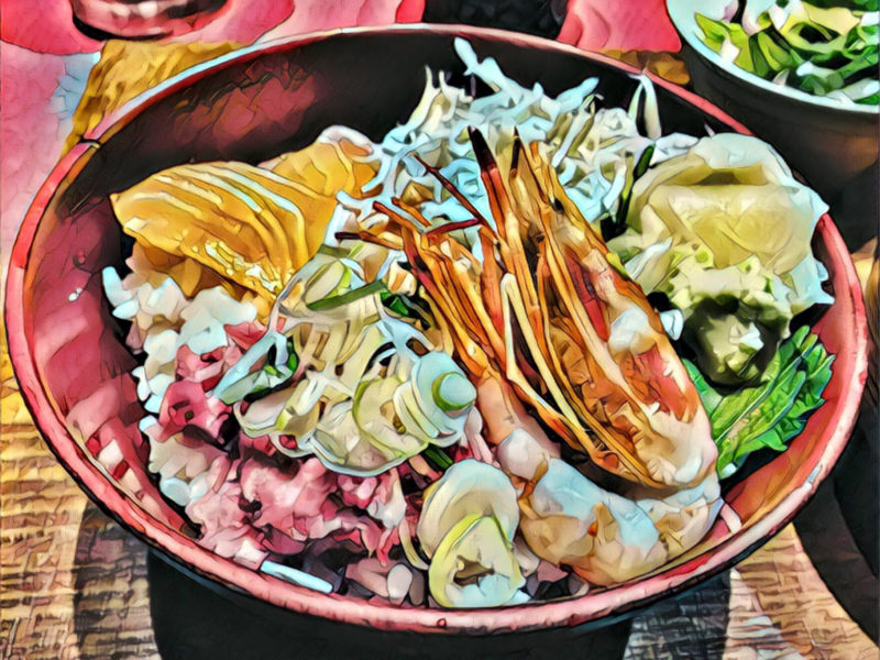 Chirashizushi bowl