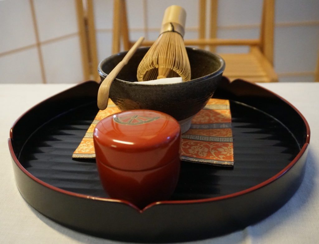 Utensils used during tea ceremony in Japan Utensils used during tea ceremony in Japan