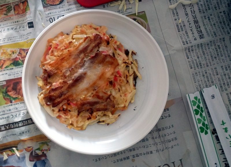Recipe for okonomiyaki Kansai style - preperation