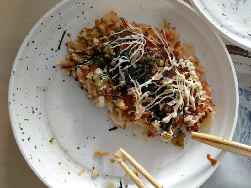 Recipe for okonomiyaki Kansai style - preperation