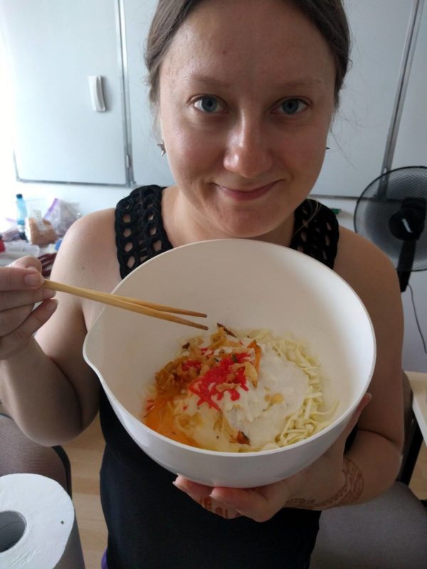 Recipe for okonomiyaki Kansai style - preperation